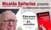 Nicols Sartorius presenta en Cceres su ltimo libro La democracia expansiva