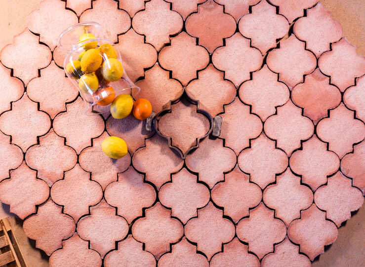 Suelos de azulejos de barro la moda de belleza y durabilidad